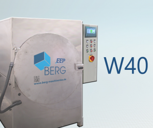 Berg EEP Hochdruck Waschanlage und Trocknungsanlage Modell W40 für Reinigung von Elastomeren, Kunststoffen und mehr